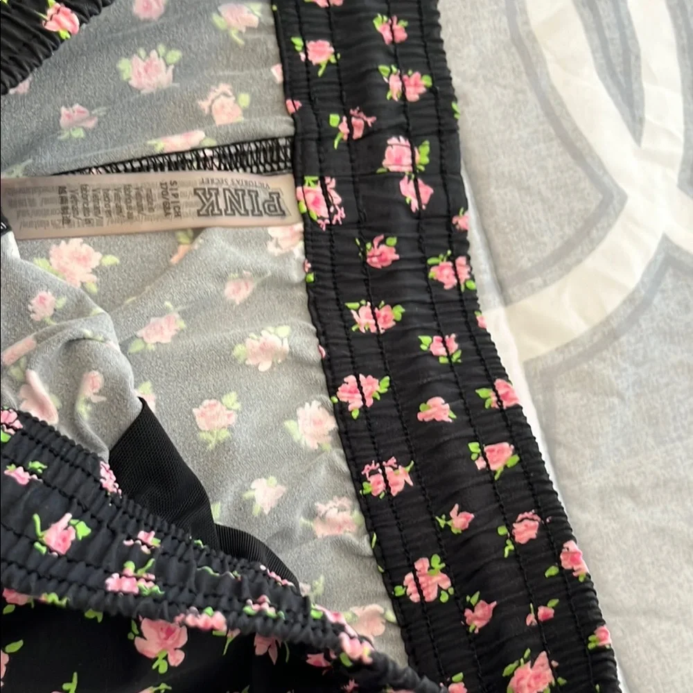 Victoria's Secret Black and Pink Athletic Shorts - Picture 5 of 8
